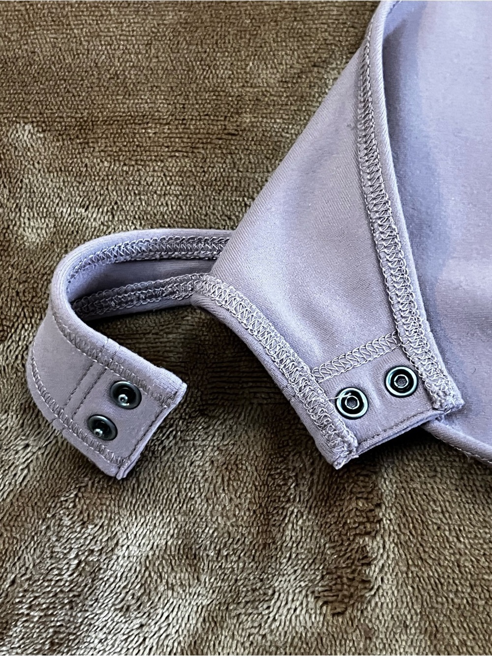 Abercrombie & Fitch Brown Long Sleeve Scoop Neck Bodysuit - Picture 7 of 9